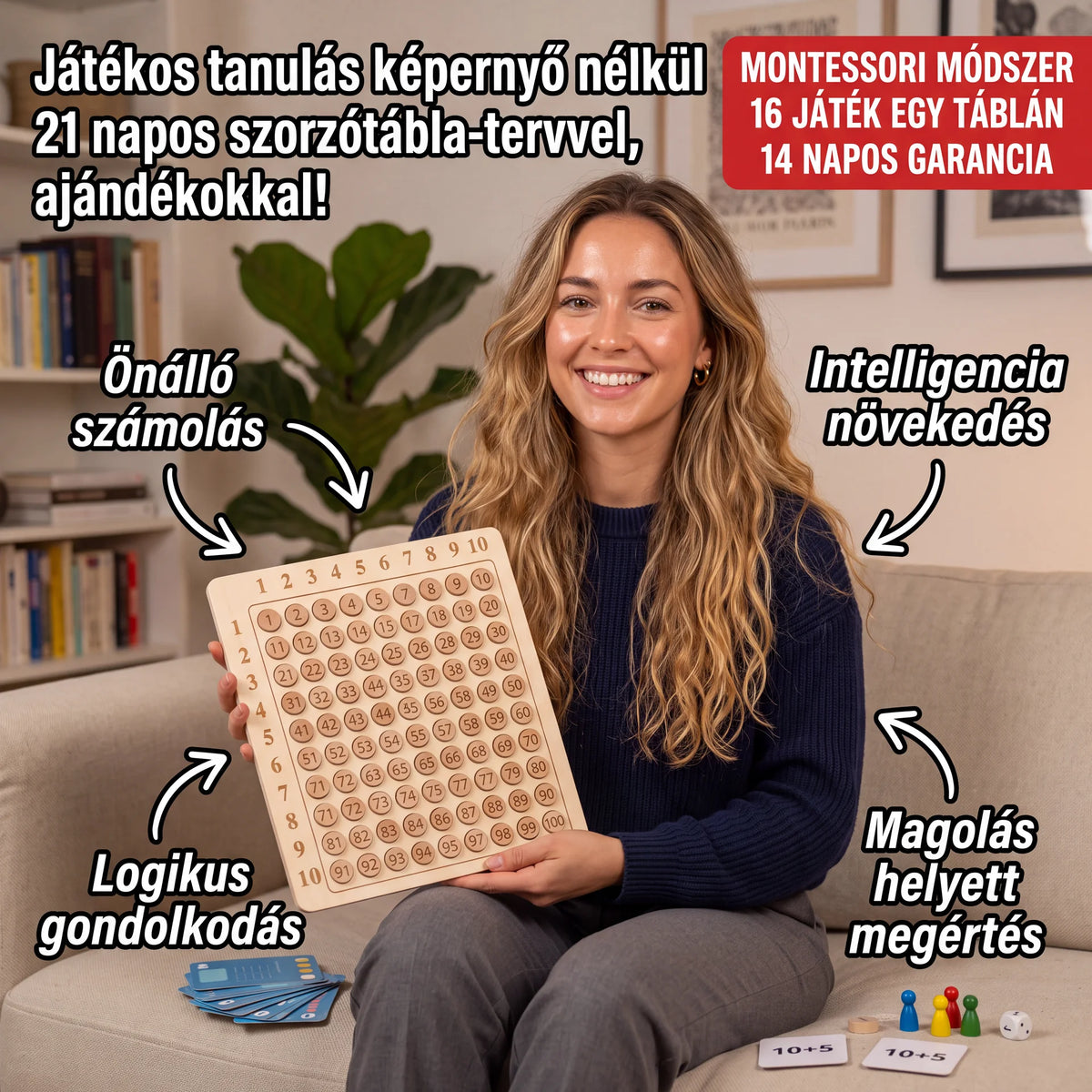 KiddoZone - Matematikai társasjáték (3 bónusszal)